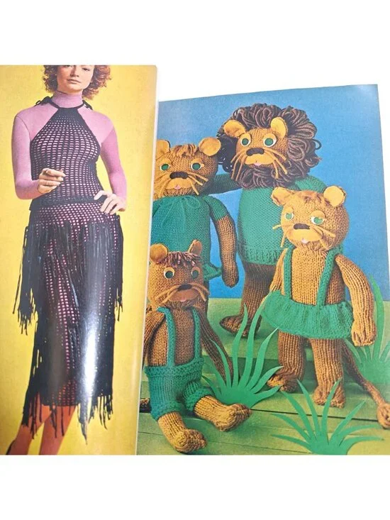 McCalls Creative Handcrafts 1972 Vol 4 Crochet Knitting Vintage Patterns - Picture 10 of 16